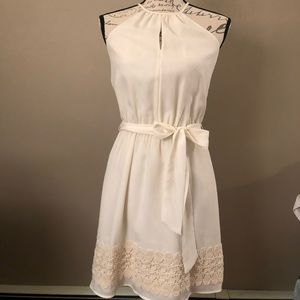 Express Cotton White Dress